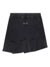 Gcds Stone-washed Track Skirt