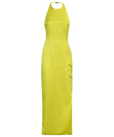Gcds Strapless Dress In Green