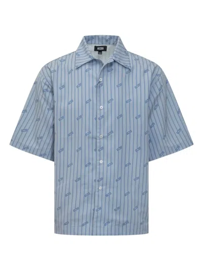 GCDS STRIPED SHIRT