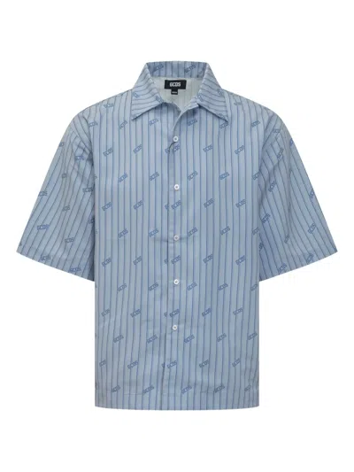 GCDS STRIPED SHIRT