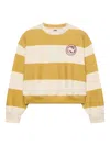 Gcds Striped Sweater In Yellow