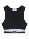 Gcds Striped Tank Top In Black