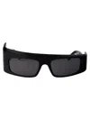 Gcds Nero Lucido Acetate Sunglasses In Black