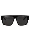 Gcds Nero Lucido / Fumo Acetate Sunglasses In Black