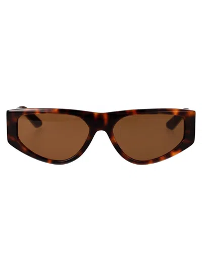 Gcds Havana Acetate Sunglasses In Brown