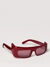 Gcds Rosso Luc Acetate Sunglasses In Burgundy
