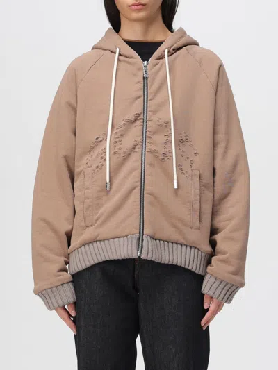 Gcds Sweatshirt  Woman Color Beige In Neutral