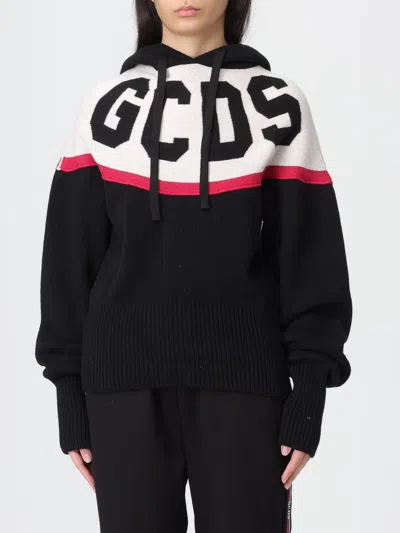 GCDS SWEATSHIRT GCDS WOMAN COLOR BLACK,H78760002