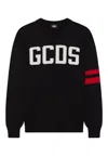 Gcds Sweater Logo Regular Sweater In Black