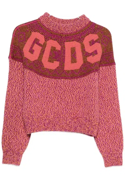 Gcds Sweater Snow Sweater In Red