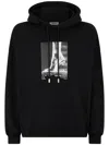 Gcds Morso Oversized Drawstring Sweater In Black