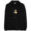 Gcds Duck-print Hoodie In Black