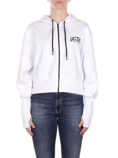 Gcds Sweaters In White Black Bianco