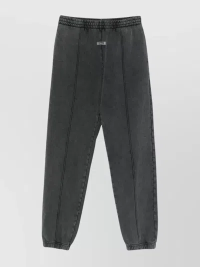 GCDS SWEATPANTS BLEACHED SEAM DETAILING