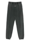 Gcds Sweatpants With Bleached Effect In Grey