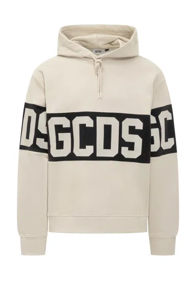 GCDS GCDS SWEATSHIRT BAND LOGO HOODIE