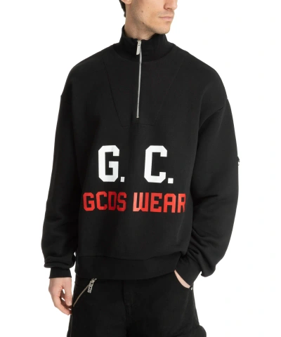 Gcds Sweatshirt In Black