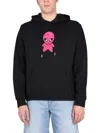 Gcds Sweatshirt "wirdo" In Black
