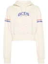 Gcds Crystal-embellished Cropped Hoodie