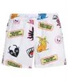Gcds Man Swim Trunks White Size Xs Polyester In White