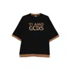 Gcds Love Logo Oversized T-shirt In Black