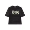 Gcds Printed T-shirt In Black
