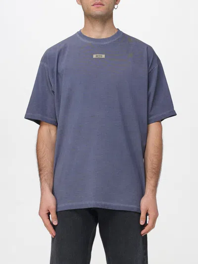 Gcds T-shirt  Men Color Beige In Blue