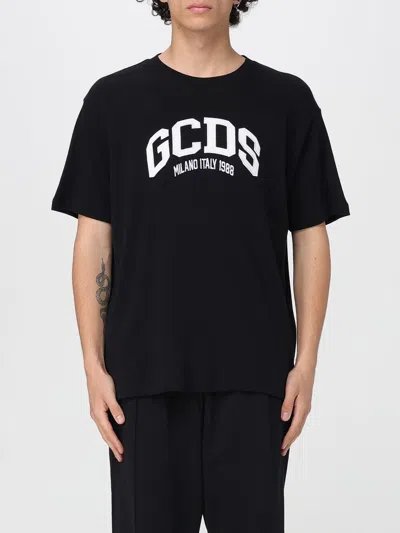 GCDS T-SHIRT GCDS MEN COLOR BLACK,G93316002