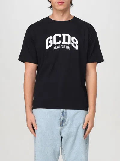 GCDS T-SHIRT GCDS MEN COLOR BLACK,G04340002