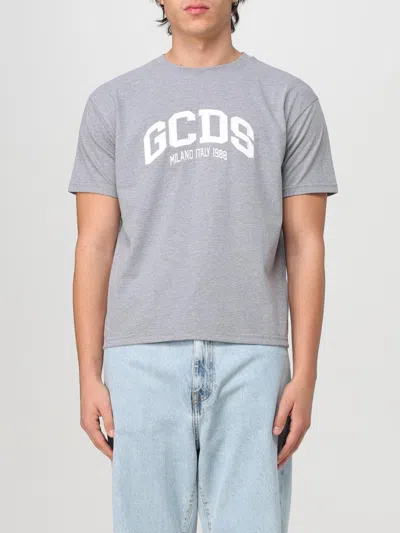 GCDS T-SHIRT GCDS MEN COLOR GREY,G04340020