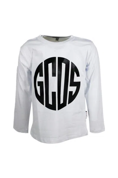 Gcds Kids' T-shirt In White