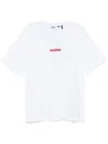 Gcds Embroidered-motif T-shirt In White