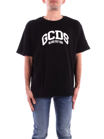 GCDS GCDS T-SHIRTS AND POLOS BLACK