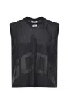 Gcds Tank Top Made Of Polyester Blend.