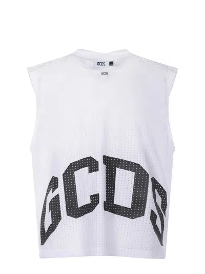 Gcds Tank Top Made Of Polyester Blend.