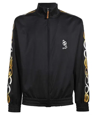 Gcds Techno Fabric Sweatshirt In Black