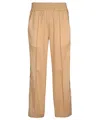 Gcds Techno Fabric Track Pants In Brown