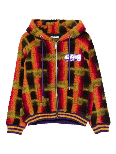 GCDS `TEDDY` FULL ZIP HOODIE
