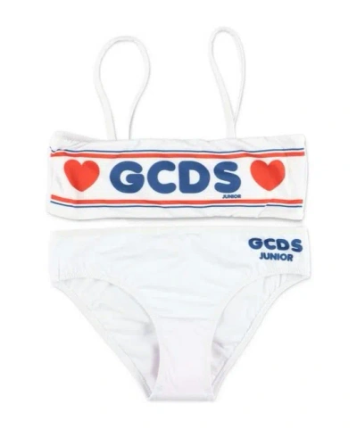 Gcds Teen Logo-print Bikini In White