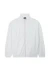 Gcds Terry Monogram Zip-up Jacket In White