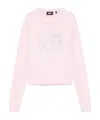 Gcds Ti Amo Bling Sweater In Pink