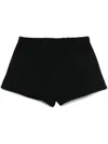 Gcds Ti Amo Track Shorts In Black