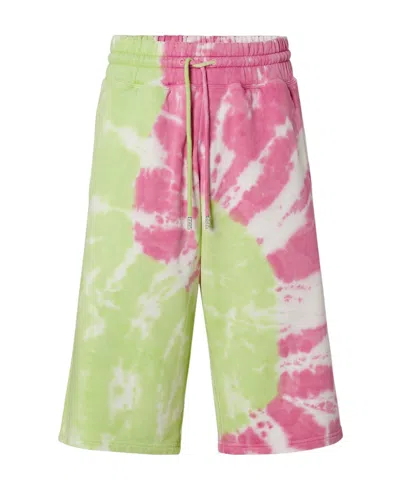 GCDS TIE-DYE PRINT BERMUDA SHORTS