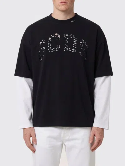Gcds T-shirt Men  In Black