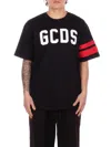 Gcds Man T-shirt Z0mlqc106j101 999r Regular Loose Ss T-shirt Black Red In Multi