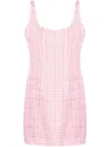 Gcds Backless Tweed Minidress