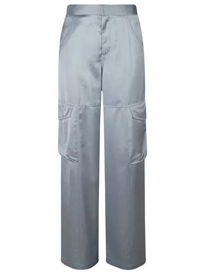 Gcds Ultra Cargo Trousers In Baby Blue