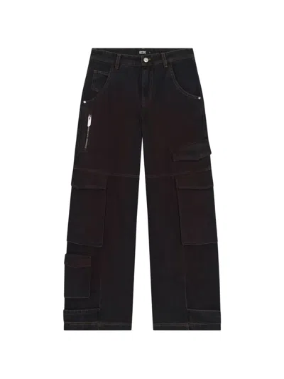 Gcds Ultracargo Cargo Pants In Animal Print