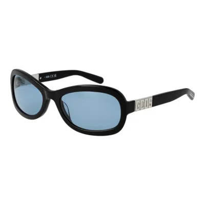Gcds Unisex Sunglasses In Blue
