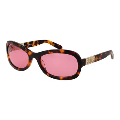 Gcds Unisex Sunglasses In Brown